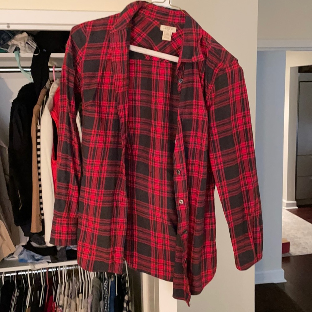 Jcrew flannel shirt